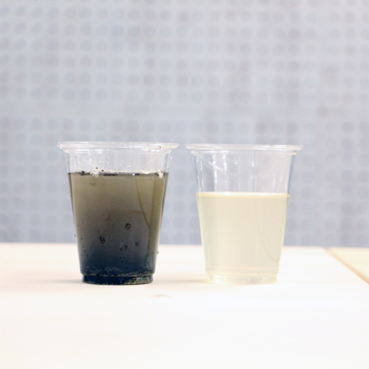 ろ過装置で、水をキレイにしよう